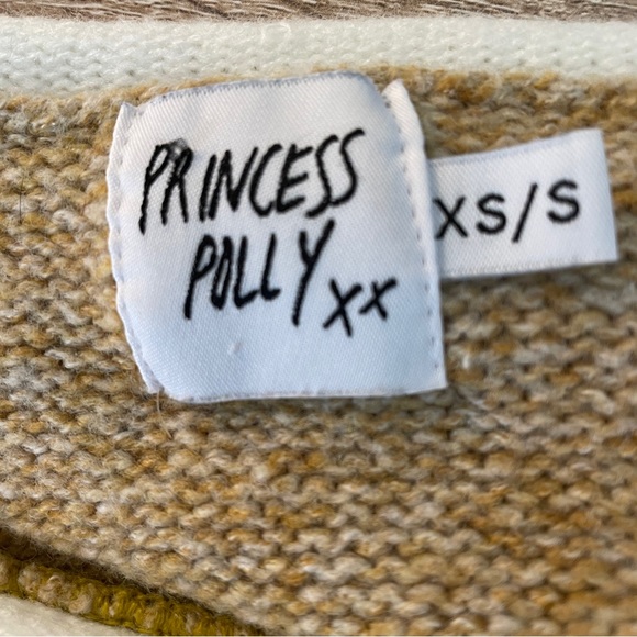 Princess Polly Crop Design Wide Neckline Drop Shoulder Oversized Sweater - Picture 6 of 8